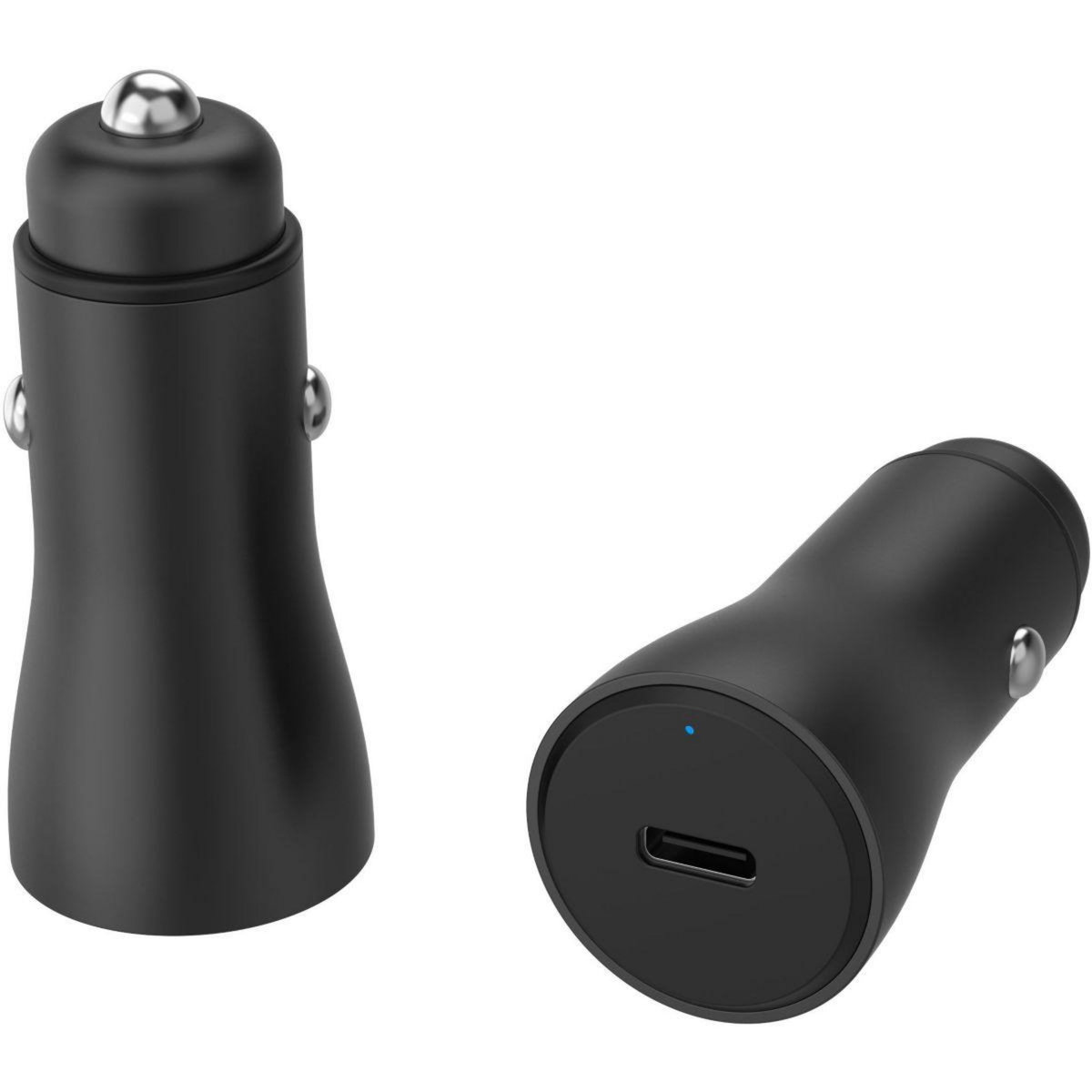 ADEQWAT Chargeur allume cigare USB-C 30W + Câble lightning 1M Noir