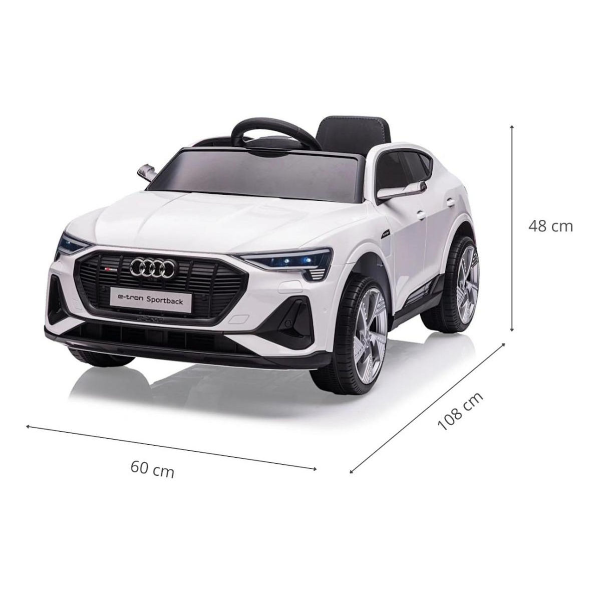 MILLY MALLY Voiture électrique Audi E-Tron Sportback Blanc