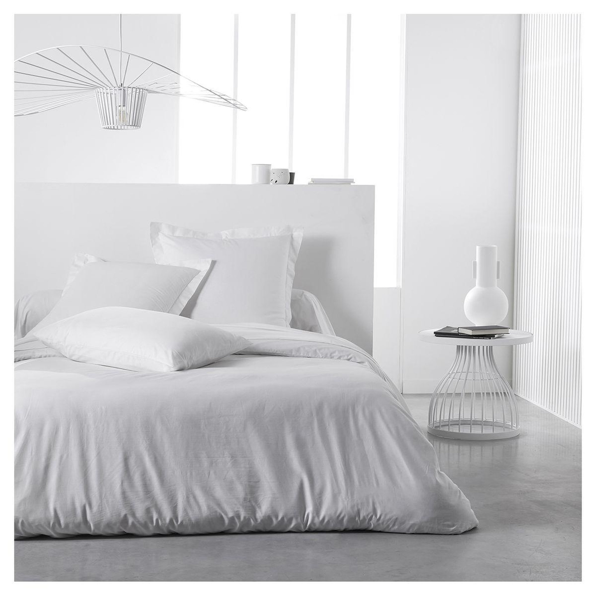 Voir la diapositive 3 : TODAY Housse de Couette unie en Coton 57 fils