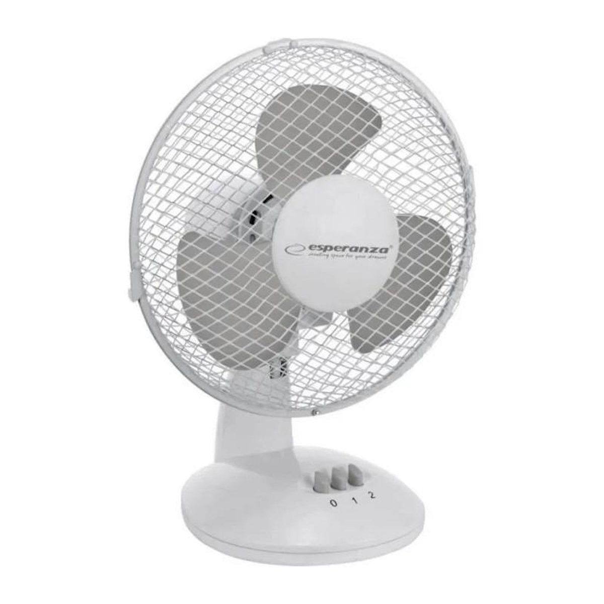 ESPERANZA Ventilateur Bureau Blanc-gris Ehf004we Esperanza