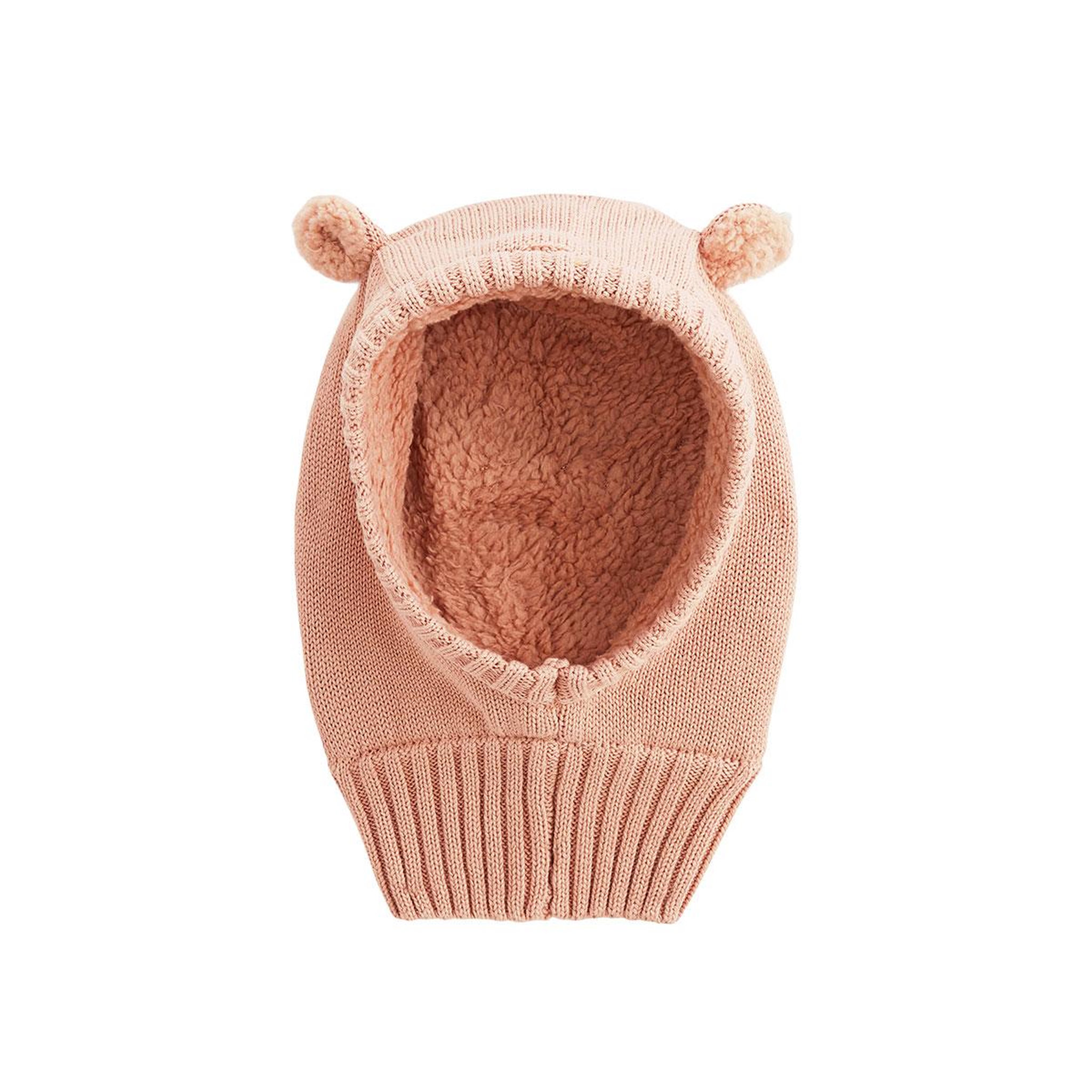 Voir la diapositive 3 : Petit Béguin Cagoule bébé en tricot esmée