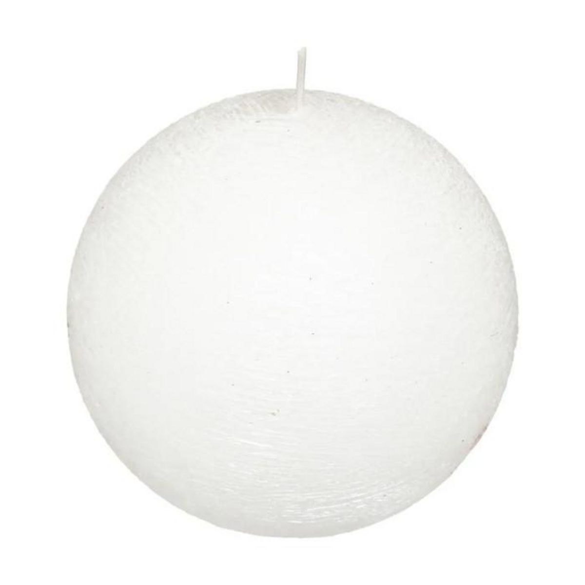 ATMOSPHERA Bougie Boule Déco  Colorama  380g Blanc