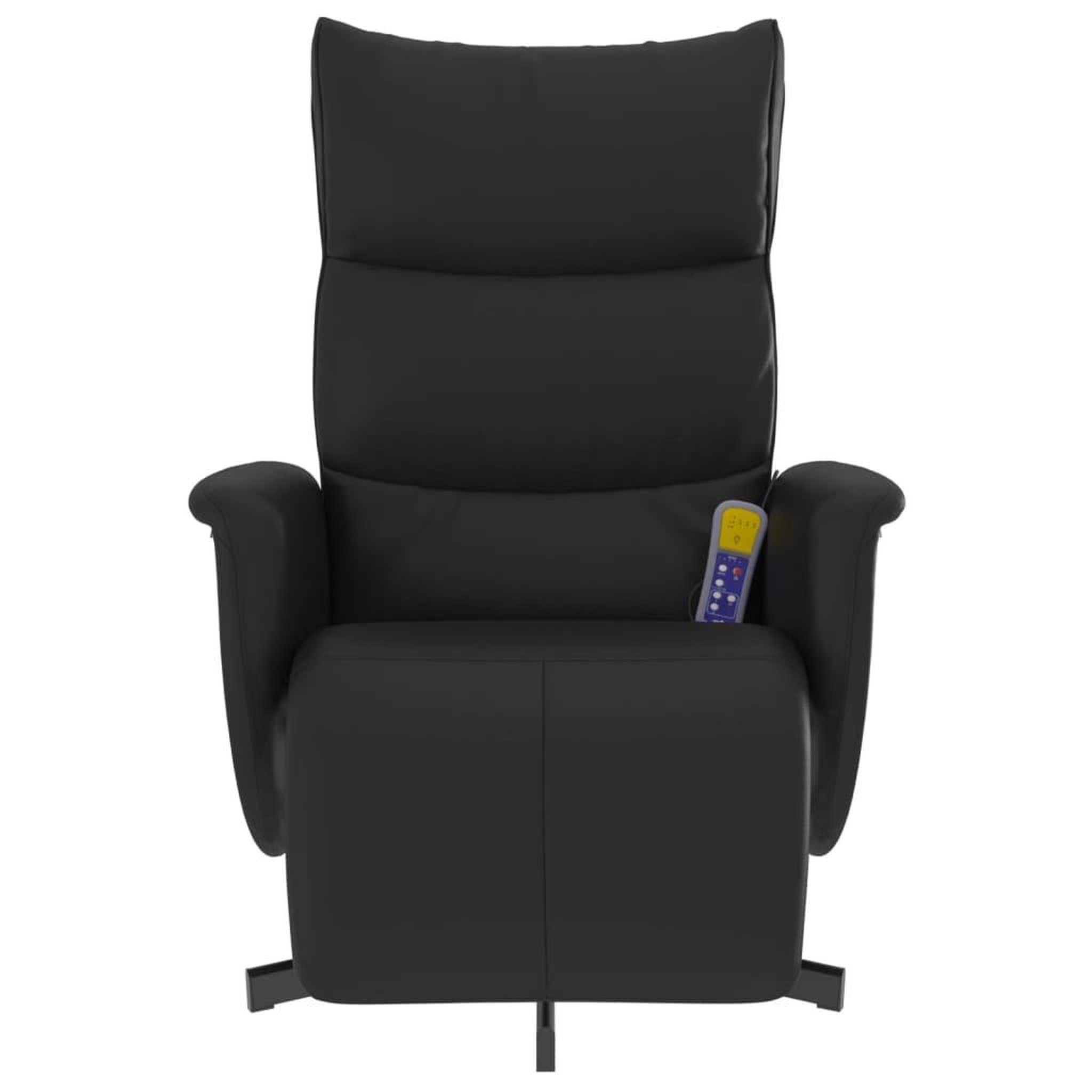 Voir la diapositive 3 : VIDAXL Fauteuil inclinable de massage repose-pieds noir similicuir