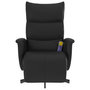 Voir la diapositive 3 : VIDAXL Fauteuil inclinable de massage repose-pieds noir similicuir