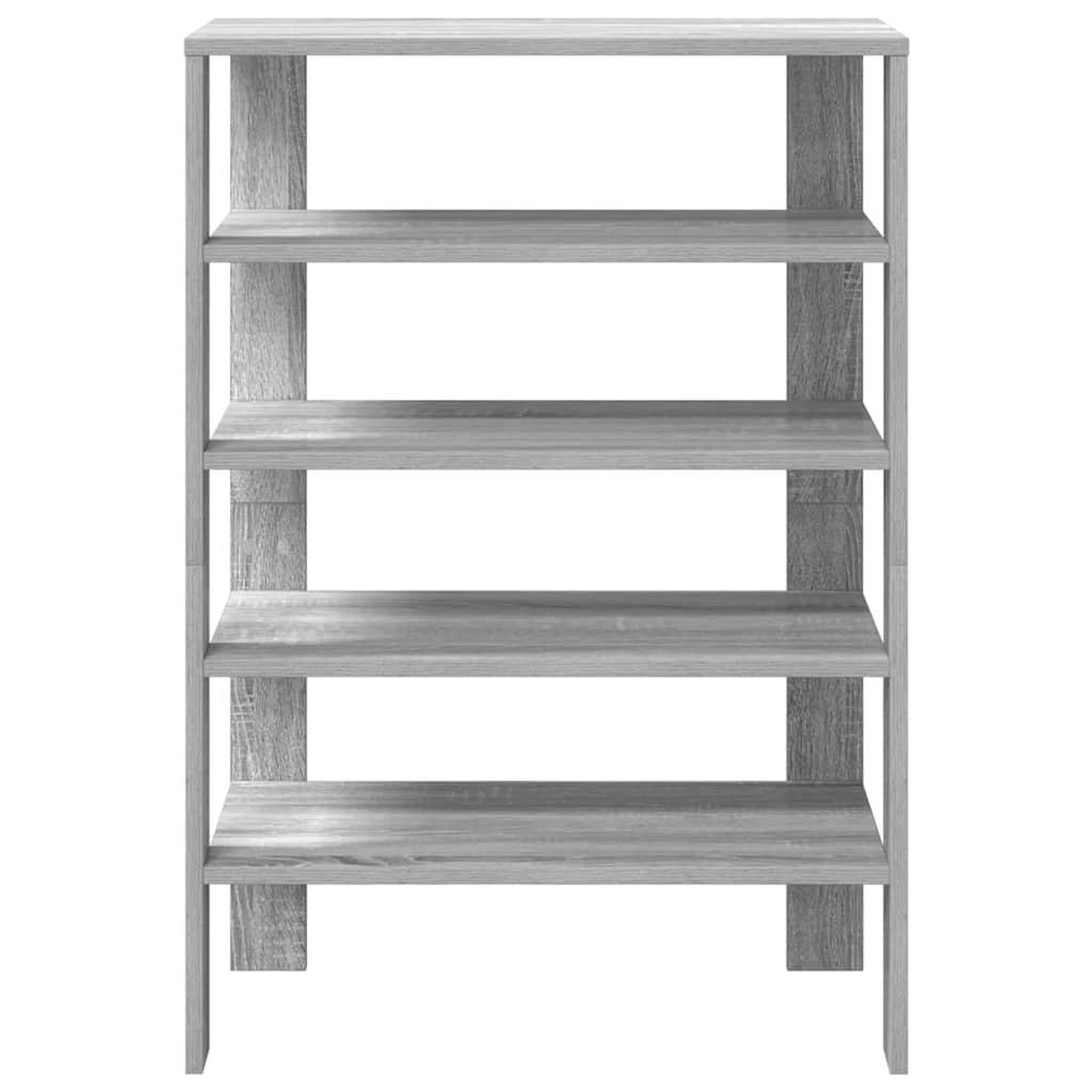 Voir la diapositive 4 : VIDAXL Etagere a chaussures sonoma gris 60x30x98 cm bois d'ingenierie