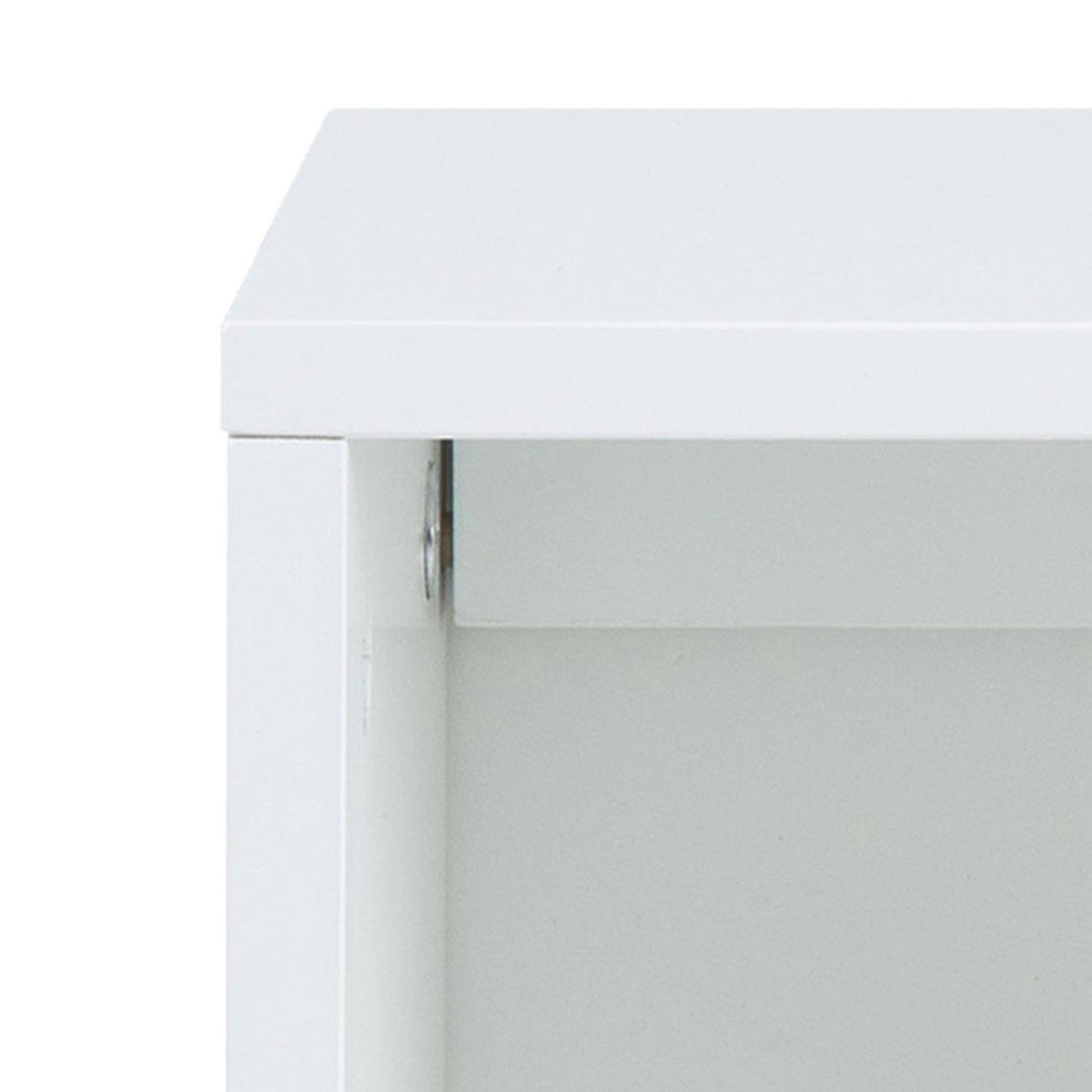 Voir la diapositive 4 : TOILINUX Etagère murale 6 cases Soren en bois - Blanc