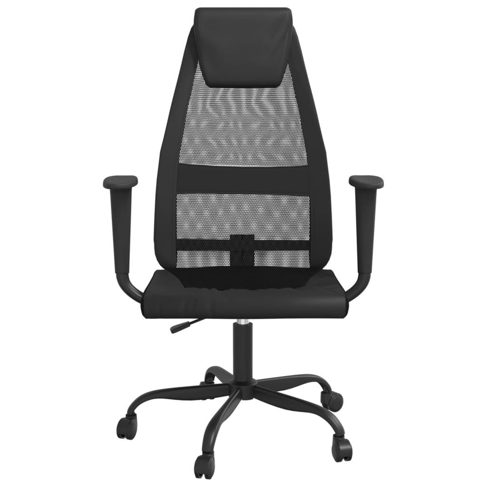 Voir la diapositive 3 : VIDAXL Chaise de bureau reglable en hauteur noir