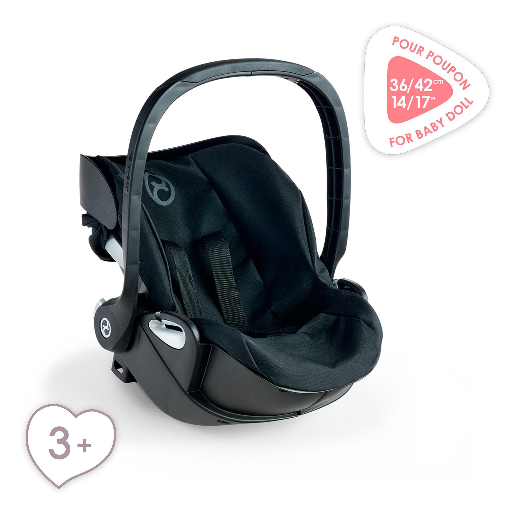 Voir la diapositive 6 : Corolle Porte-Poupon Cybex 2 en 1 noir pour poupon 36 et 42 cm