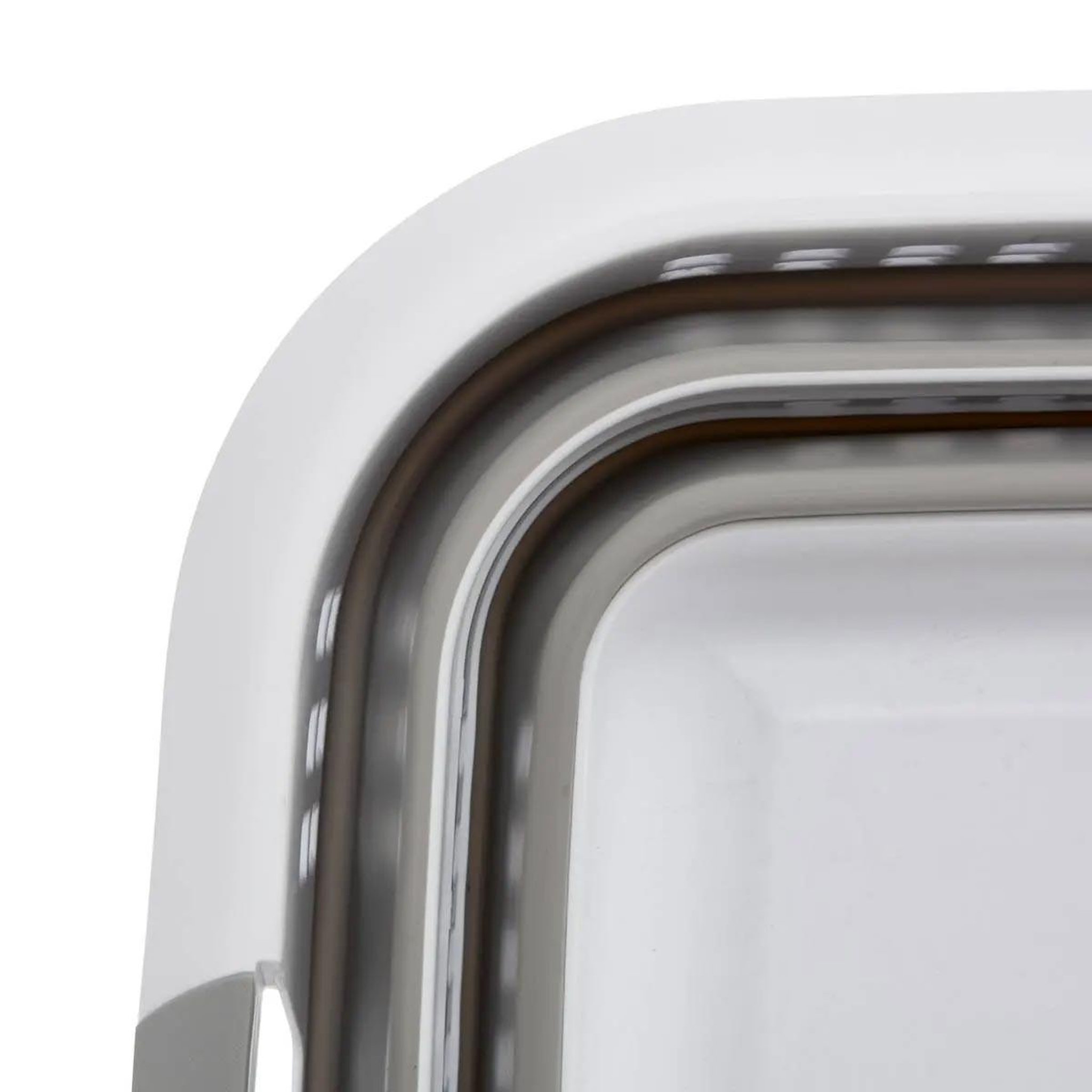 Voir la diapositive 6 : FIVE Corbeille à linge  rétractable  40l blanc & gris