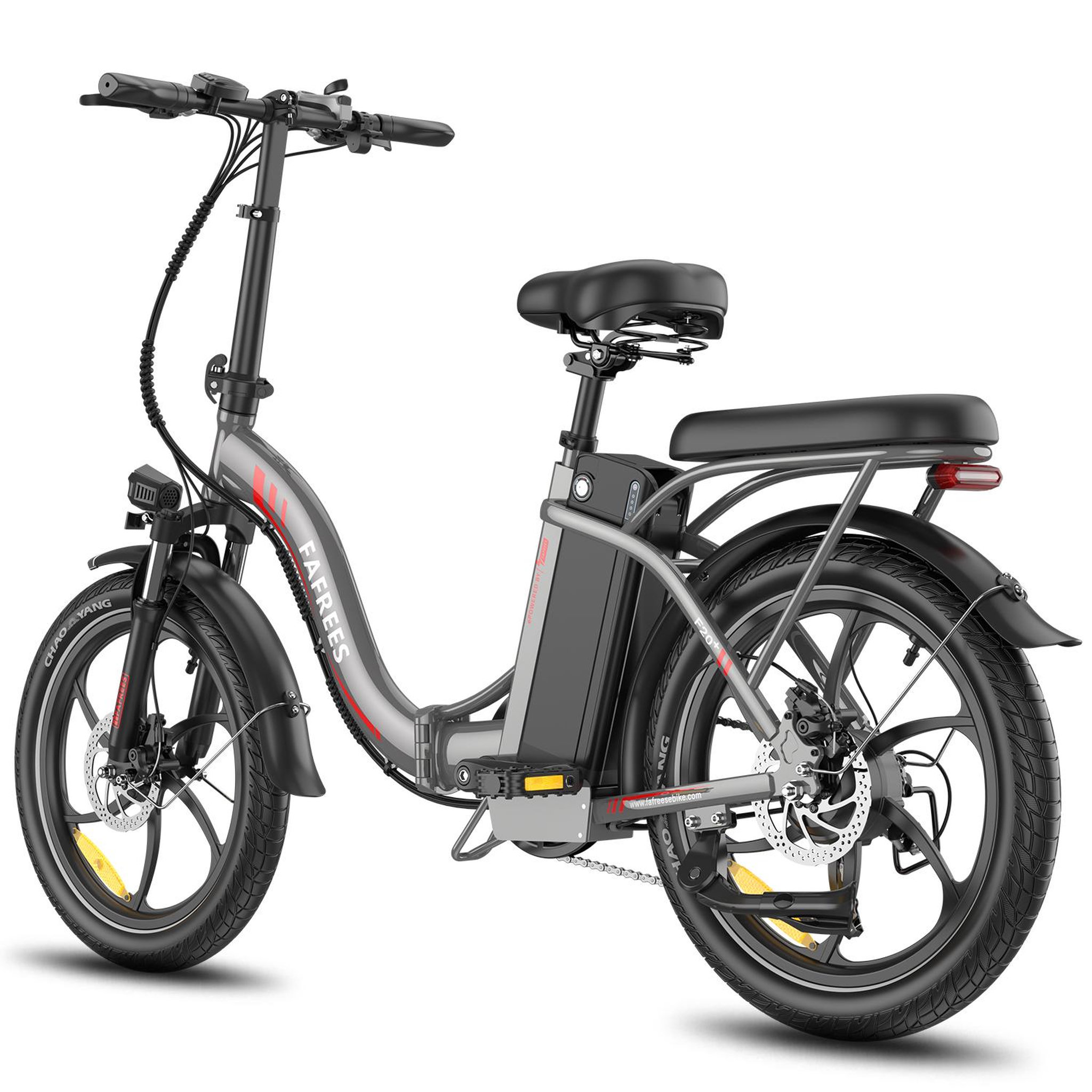 Voir la diapositive 5 : FAFREES Vélo électrique pliable urbain fafrees f20+