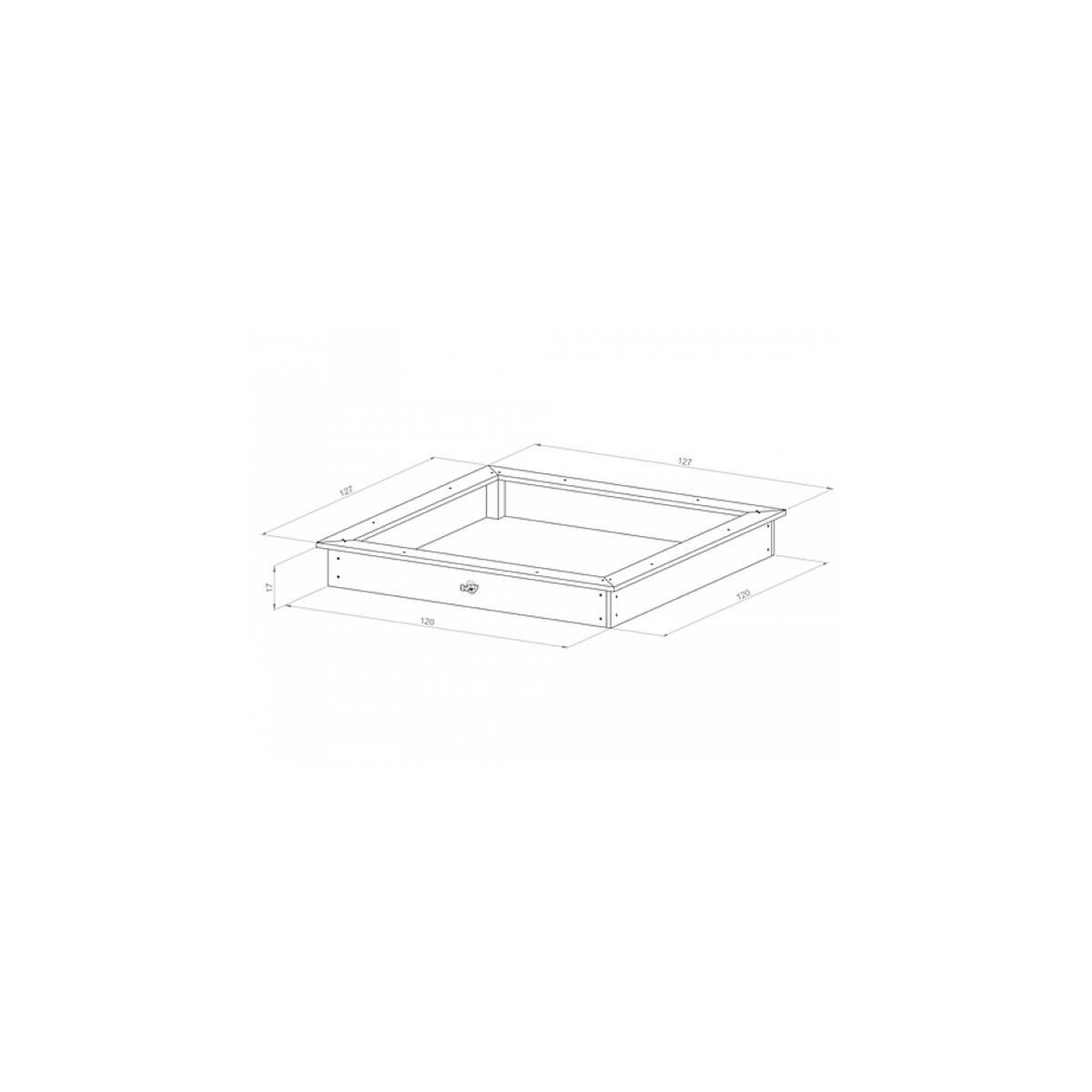 Sunny sabley Bac a sable avec Route noir Blanc