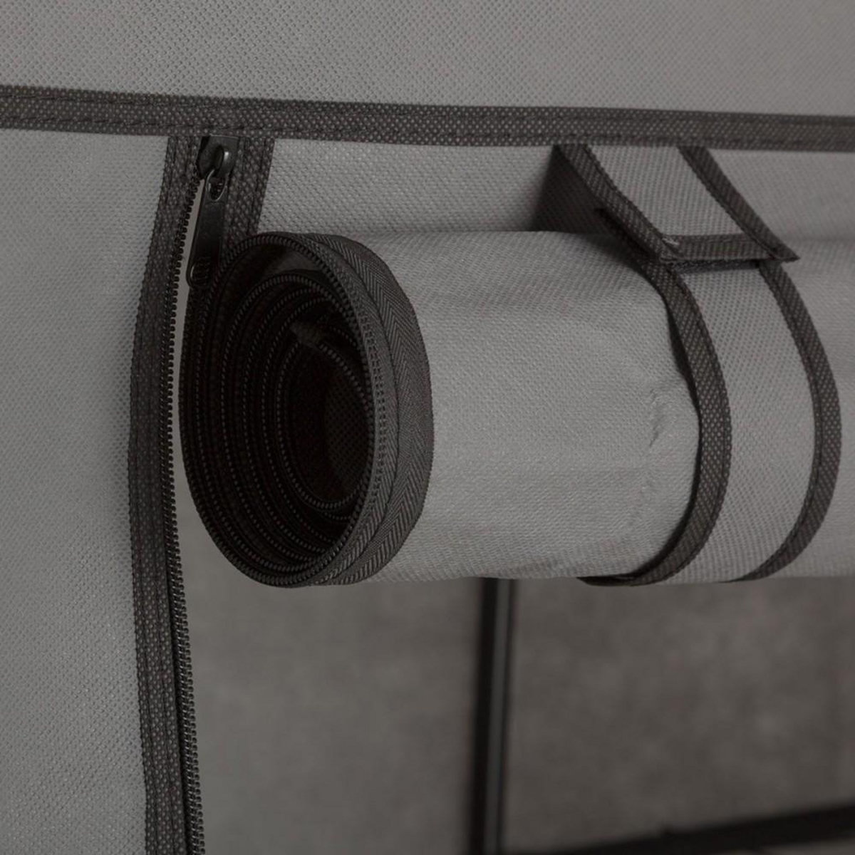 ATMOSPHERA Armoire roulettes 1 penderie 5 étagères