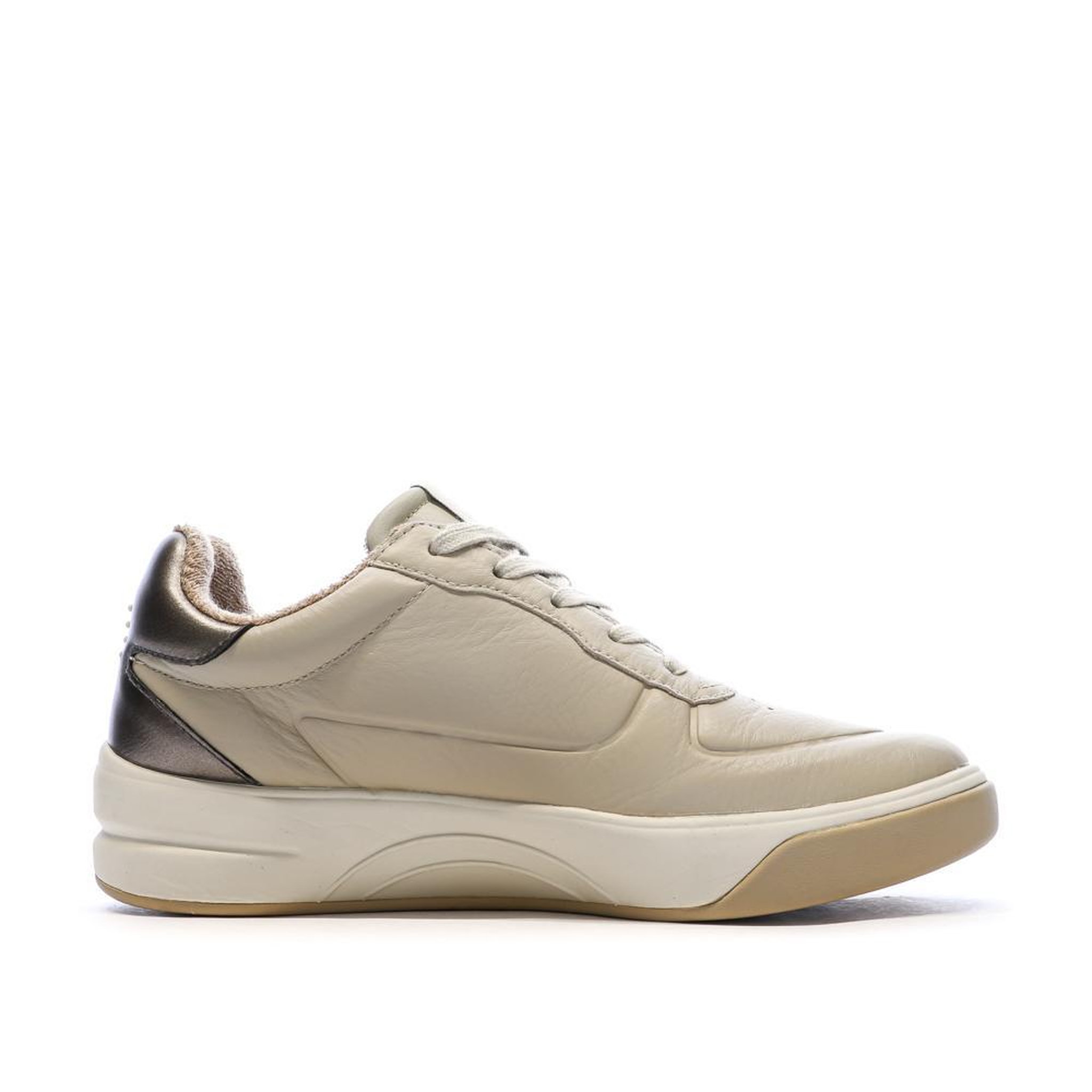 Voir la diapositive 2 : TBS Baskets Beiges Femme TBS CLAUDIE