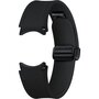 Voir la diapositive 1 : Samsung Bracelet Watch 4/5/6/7 S/M Hybride Leather Noir