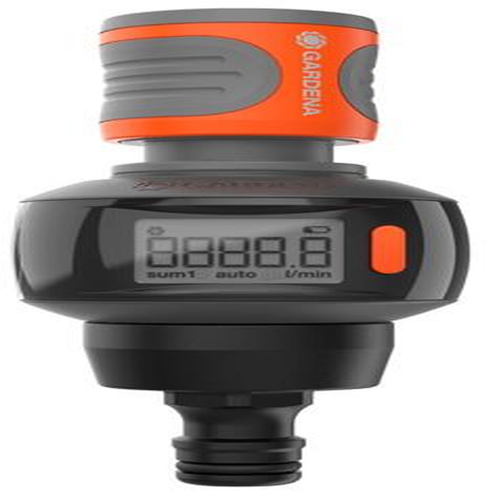 Gardena Compteur d'eau à pile AquaCount - pose horizontale ou verticale - écran rotatif