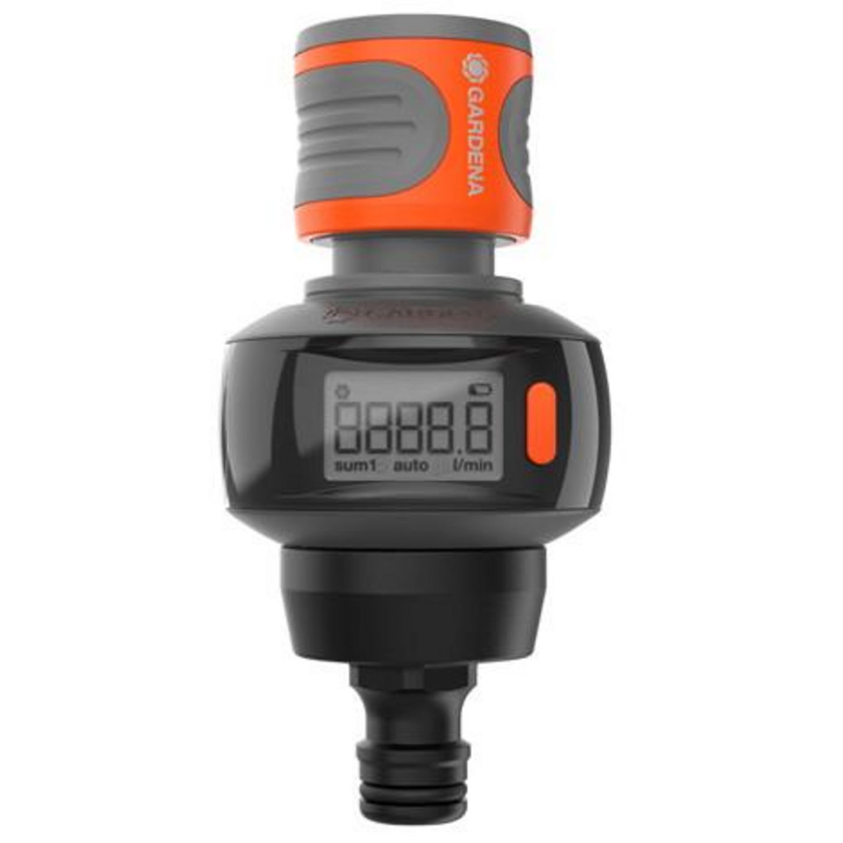 Gardena Compteur d'eau à pile AquaCount - pose horizontale ou verticale - écran rotatif
