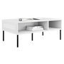 Voir la diapositive 3 : BEST MOBILIER Lavaggi - table basse - 2 niches - 110 cm