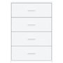 Voir la diapositive 5 : VIDAXL Buffet blanc 60x31x84 cm bois d'ingenierie