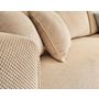 Voir la diapositive 4 : BEST MOBILIER Topaze - canapé d'angle réversible - 4 places - convertible avec coffre - en velours texturé