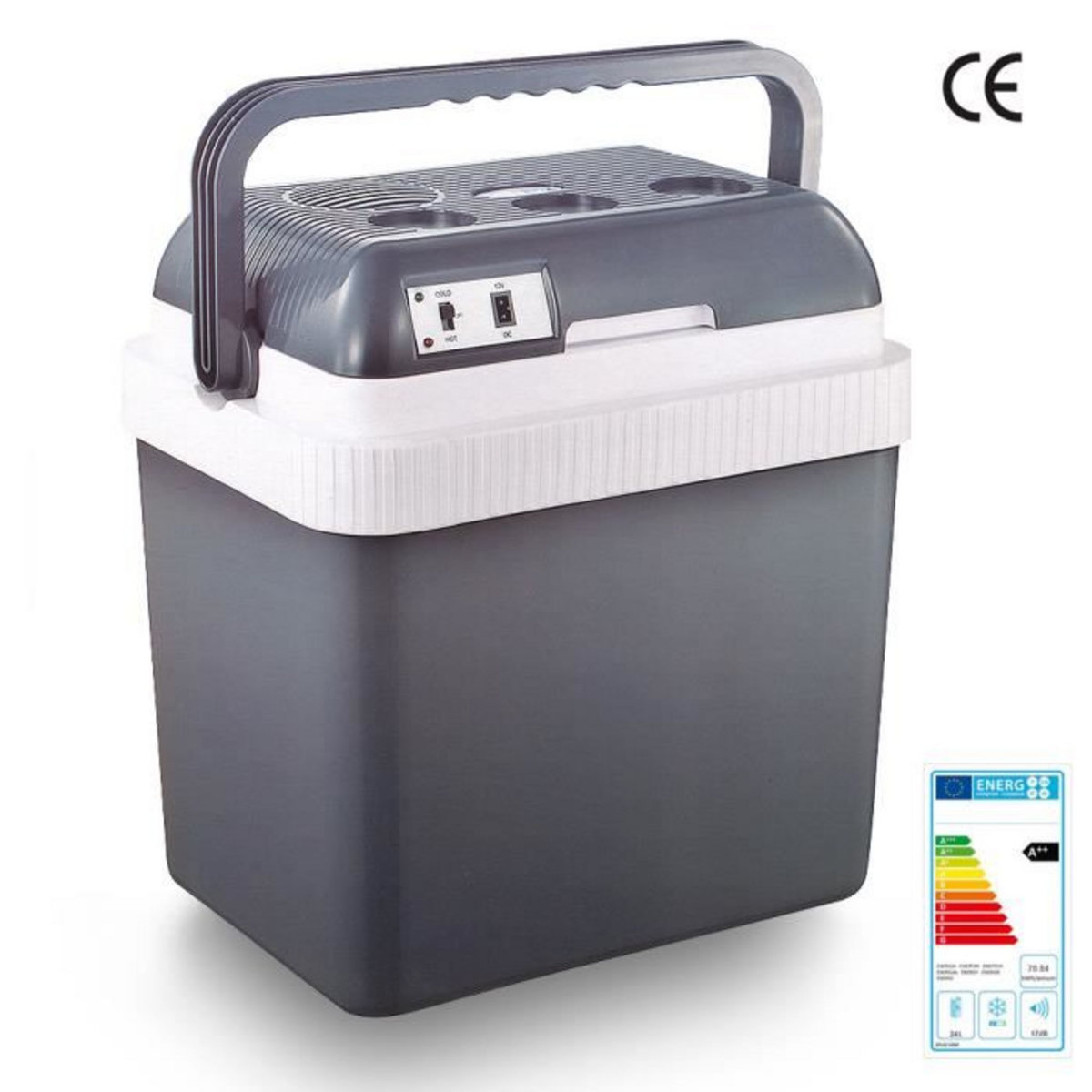 SCHNEIDER Glacière électrique de voiture chaud/froid 24L - 12V/220V