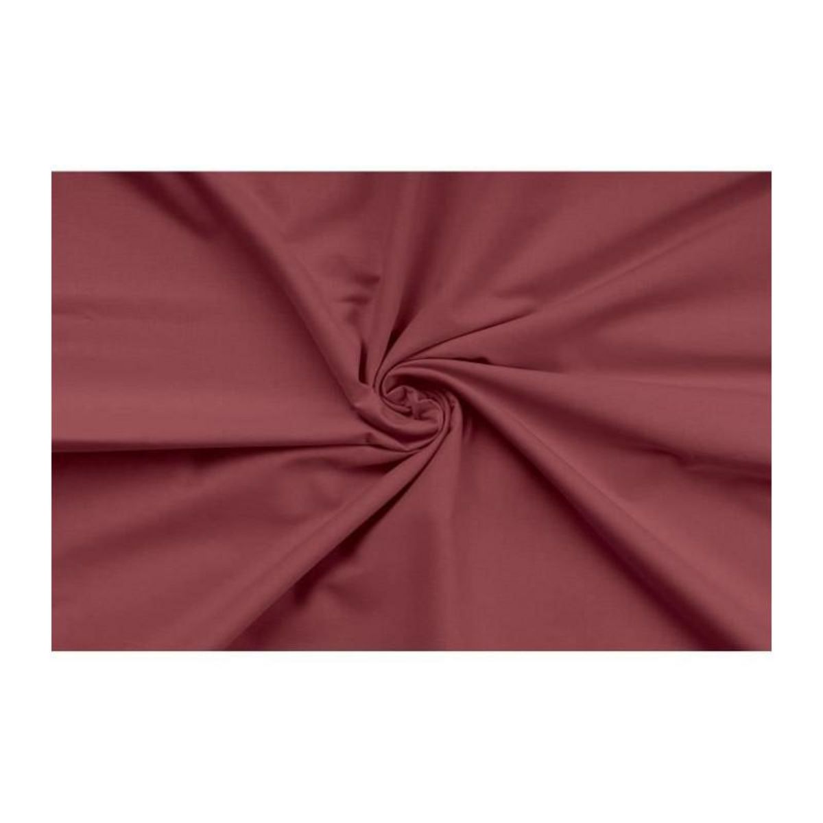 GENERIQUE Parure de lit - 1 housse de couette 220 x 240 cm + 2 taies d'oreiller 60 x 60 cm - 100% coton renforcé - Rouge