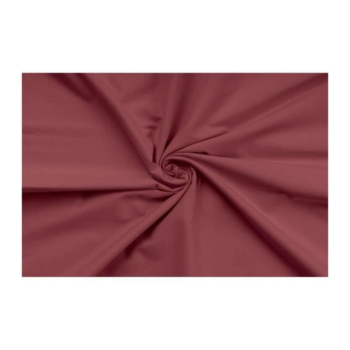GENERIQUE Parure de lit - 1 housse de couette 220 x 240 cm + 2 taies d'oreiller 60 x 60 cm - 100% coton renforcé - Rouge