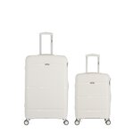 OBAGO OBAGO - LOT DE 2 - Valises grand format et cabine CENTAURE. Coloris disponibles : Bleu, Blanc, Gris, Rouge