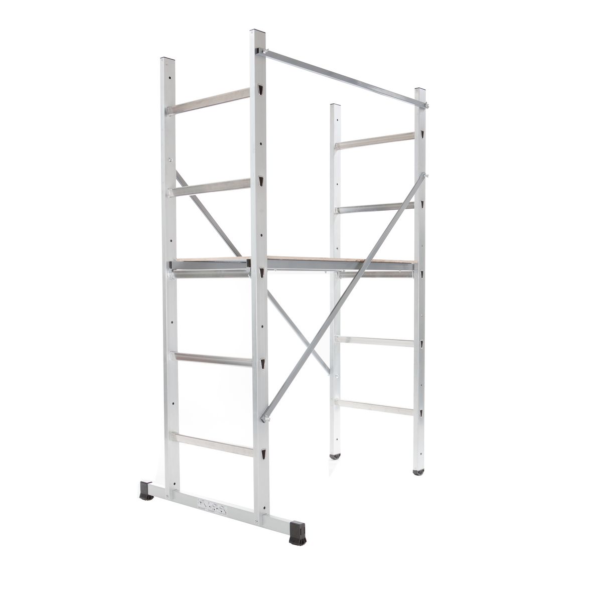 HAILO Echafaudage roulant d'escalier 3m en aluminium - HOBBYSTEP H3