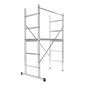 Voir la diapositive 2 : HAILO Echafaudage roulant d'escalier 3m en aluminium - HOBBYSTEP H3