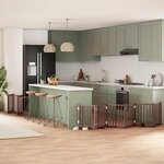 VIDAXL Barriere pour chien porte pliable 12 panneaux bois de peuplier