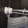 Voir la diapositive 3 : RIDDER RIDDER Tringle de rideau de douche telescopique 110-185cm Chrome 55200