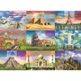 RAVENSBURGER Puzzle 200 pièces XXL : Les monuments du monde