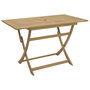 Voir la diapositive 6 : VIDAXL Table pliable de jardin 120x70x75 cm bois d acacia solide