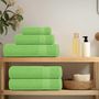 Voir la diapositive 3 : VIDAXL Serviettes de visage 4 pcs vert pomme 30x30 cm 100% coton