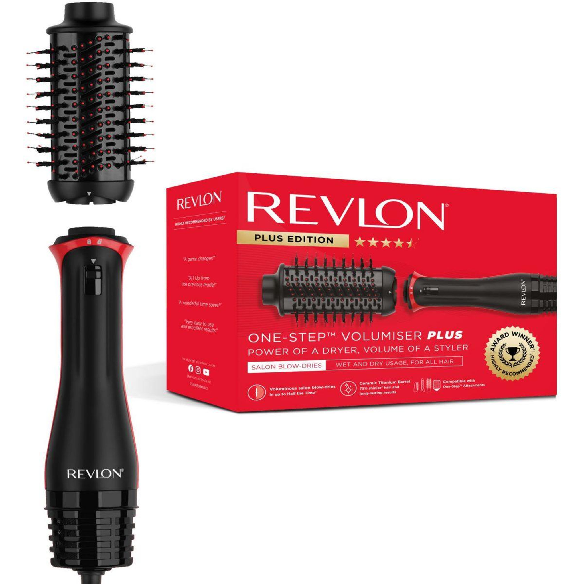 Revlon Brosse soufflante One-Step Volumiser Plus RVDR5298E