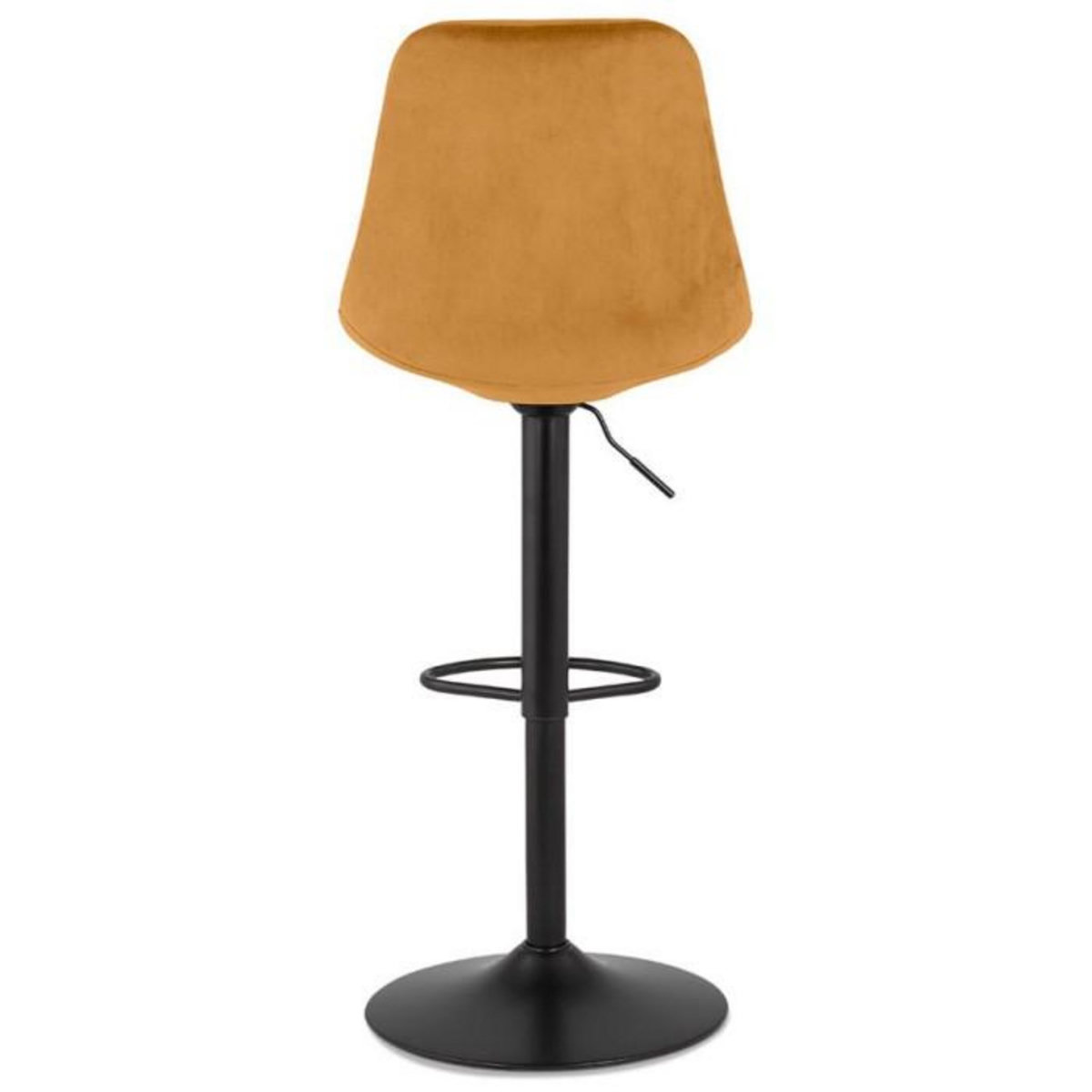 Paris Prix Tabouret de Bar Design  Terano  123cm Moutarde