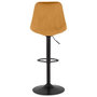 Voir la diapositive 5 : Paris Prix Tabouret de Bar Design  Terano  123cm Moutarde