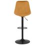 Voir la diapositive 5 : Paris Prix Tabouret de Bar Design  Terano  123cm Moutarde