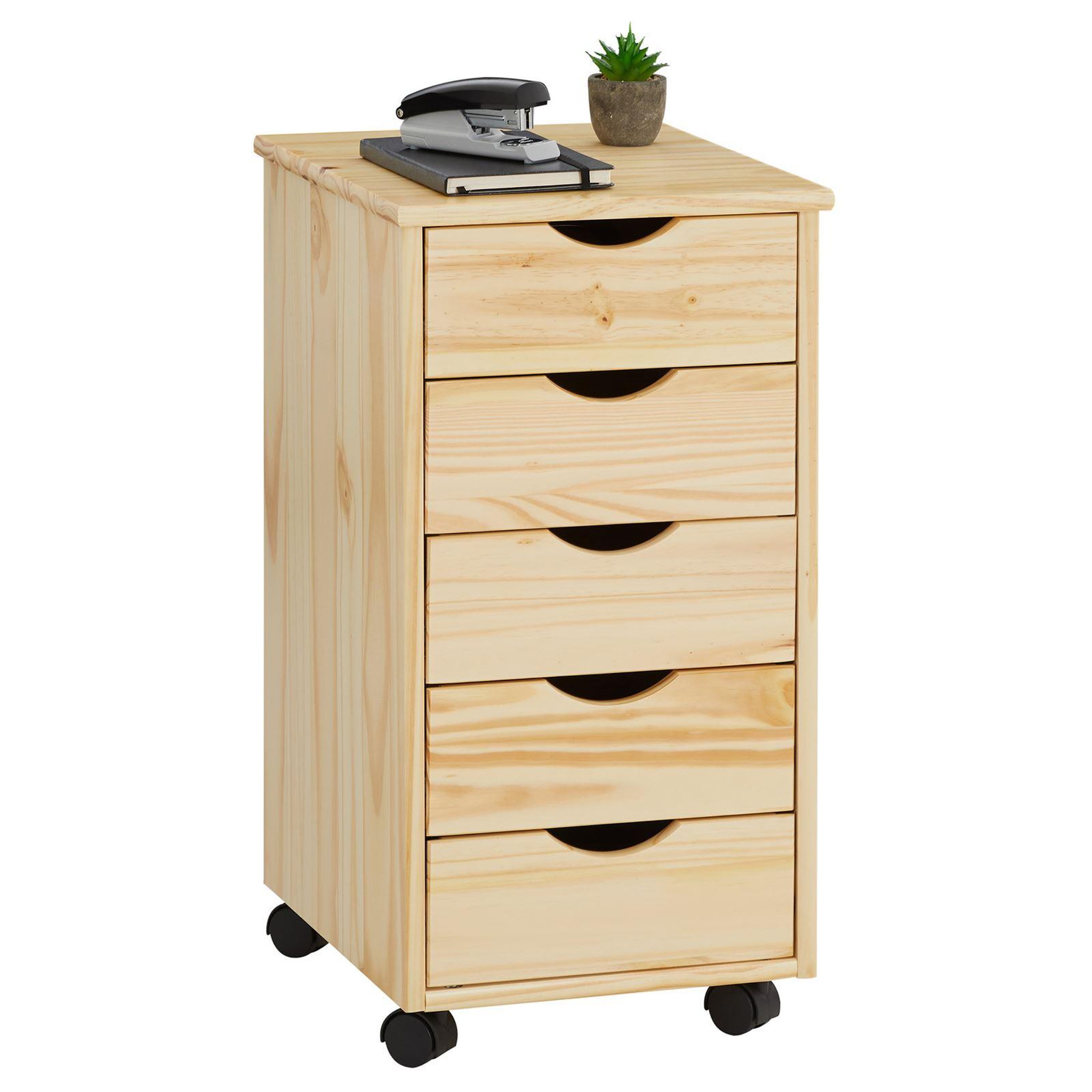 Voir la diapositive 1 : IDIMEX Caisson de bureau sur roulettes LAGOS, avec 5 tiroirs