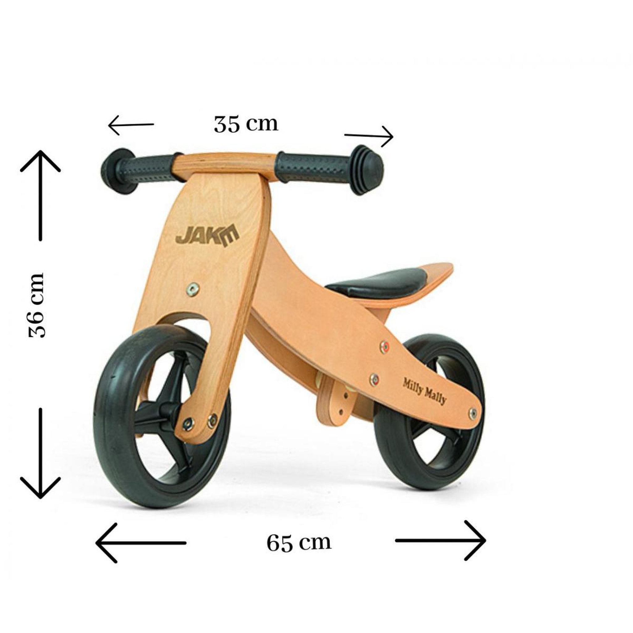 Voir la diapositive 4 : MILLY MALLY Ride On 2in1 JAKE NATURAL