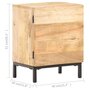 Voir la diapositive 6 : VIDAXL Table de chevet 40x30x51 cm Bois de manguier solide