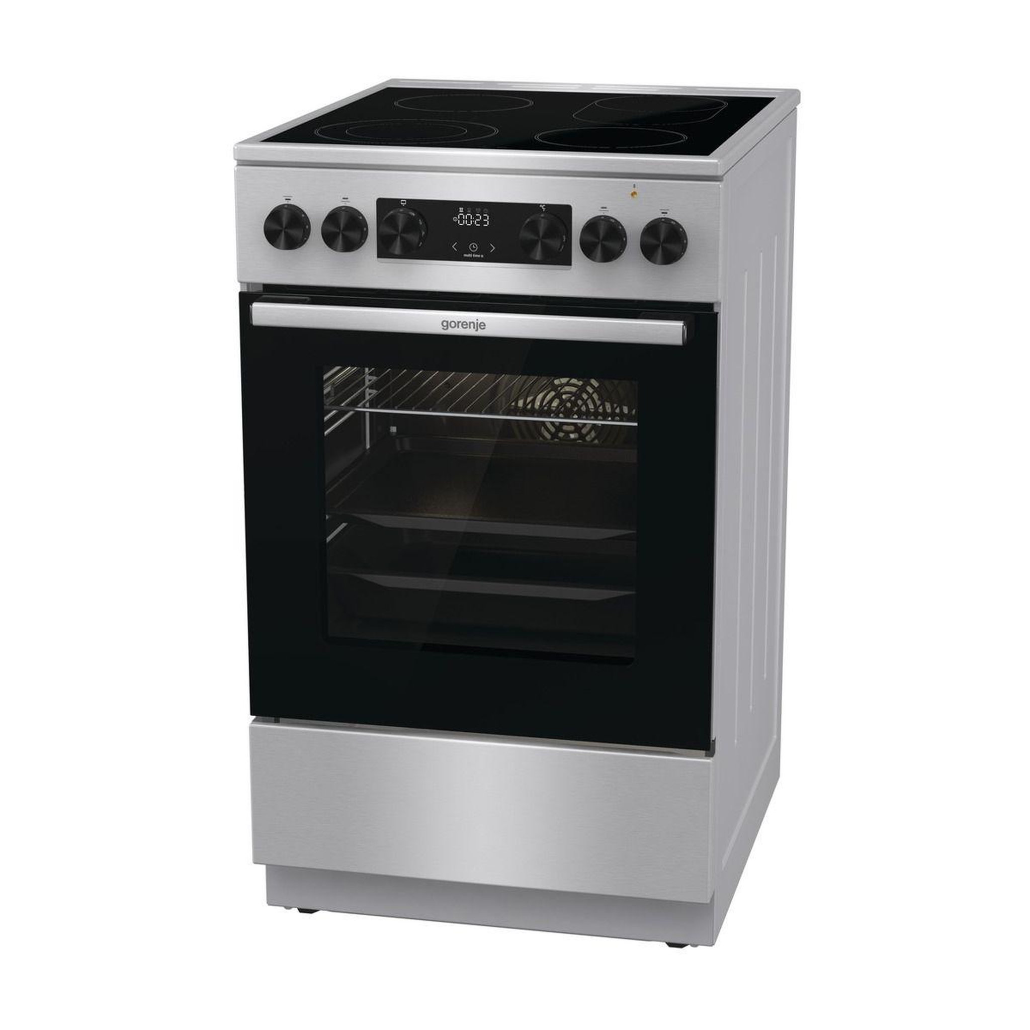 Voir la diapositive 4 : GORENJE Cuisinière vitrocéramique gecs5c70xa