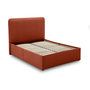 Voir la diapositive 5 : BEST MOBILIER Goyave - lit coffre - 160x200 - en tissu - sommier inclus