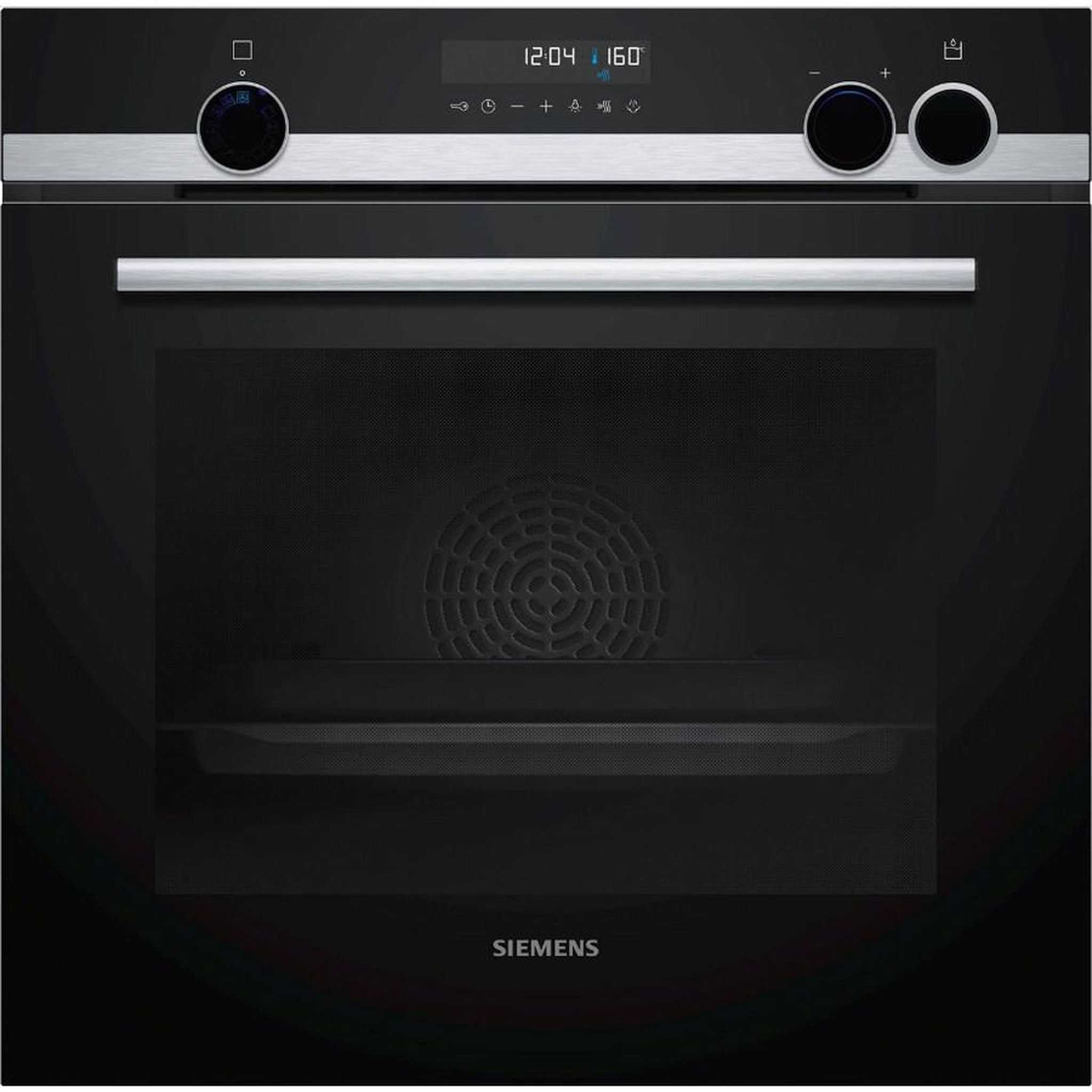 Siemens Four intégrable combi vapeur 71l 60cm ecoclean inox - hr538abs1