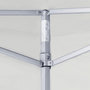 Voir la diapositive 3 : VIDAXL Tente de reception pliable avec 2 parois 3x3 m Acier Blanc