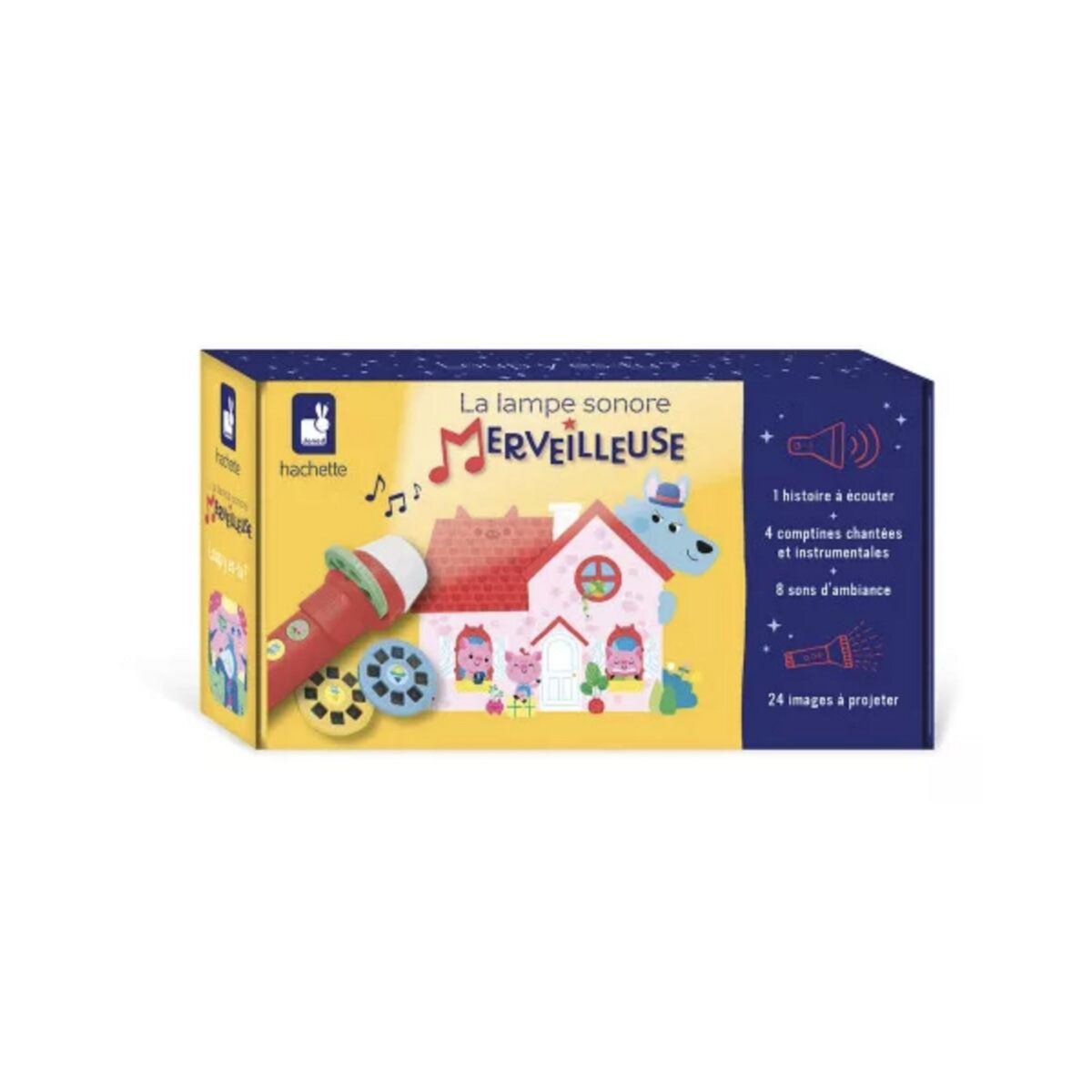 Juratoys-Janod Lampe sonore merveilleuse - Loup y es-tu