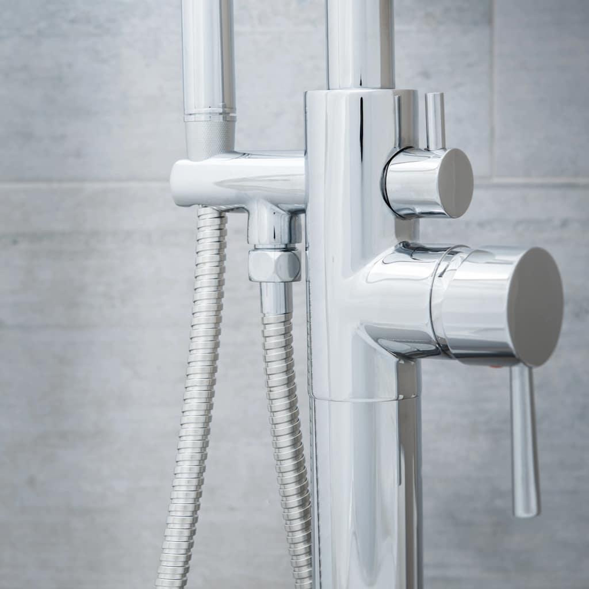 Voir la diapositive 5 : SCHUTTE Schütte mitigeur et ensemble de douche cornwall chrome