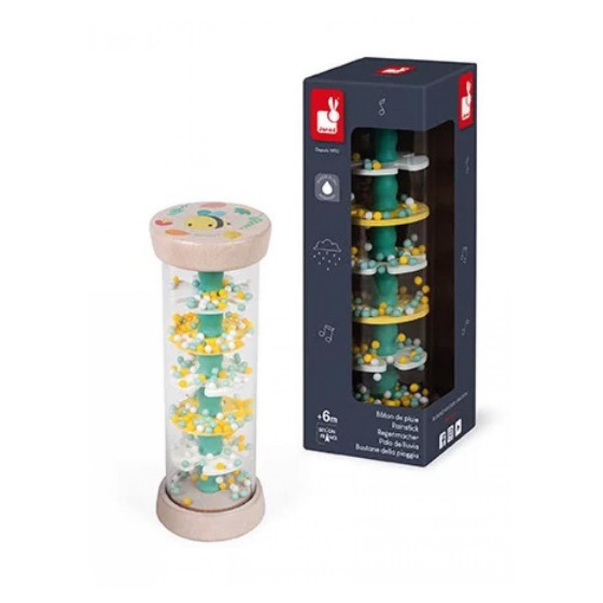Voir la diapositive 1 : Juratoys-Janod Baton de pluie Bois gamme Pure