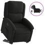 Voir la diapositive 2 : VIDAXL Fauteuil inclinable electrique noir tissu