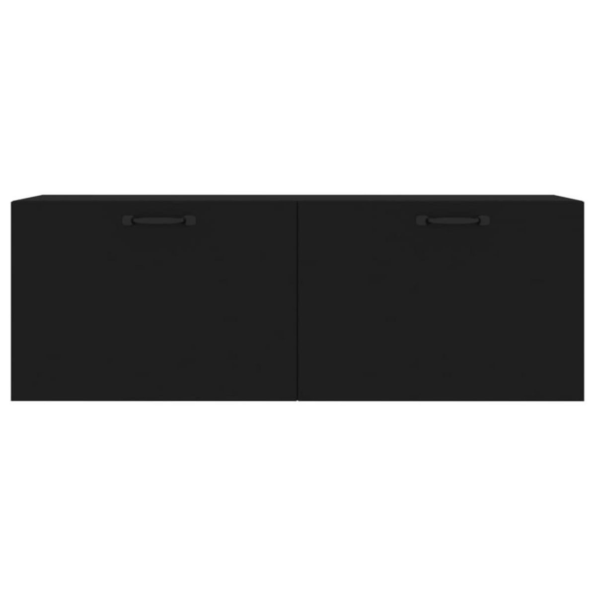 VIDAXL Armoire murale Noir 100x36,5x35 cm Bois d'ingenierie